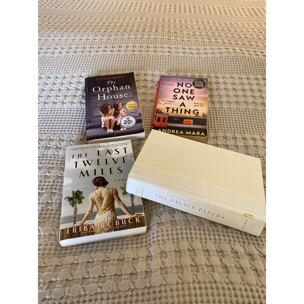 Bundle 4 Books Orphan House, No One Saw a Thing, The Last 12 Miles, Palace Paper